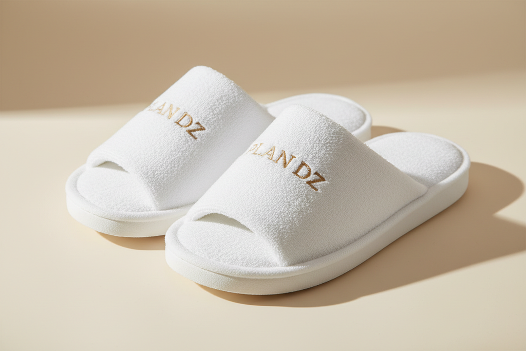 SLIPPERS FOR HOTEL WRIT PLAN DZ ON IT AGAIN 